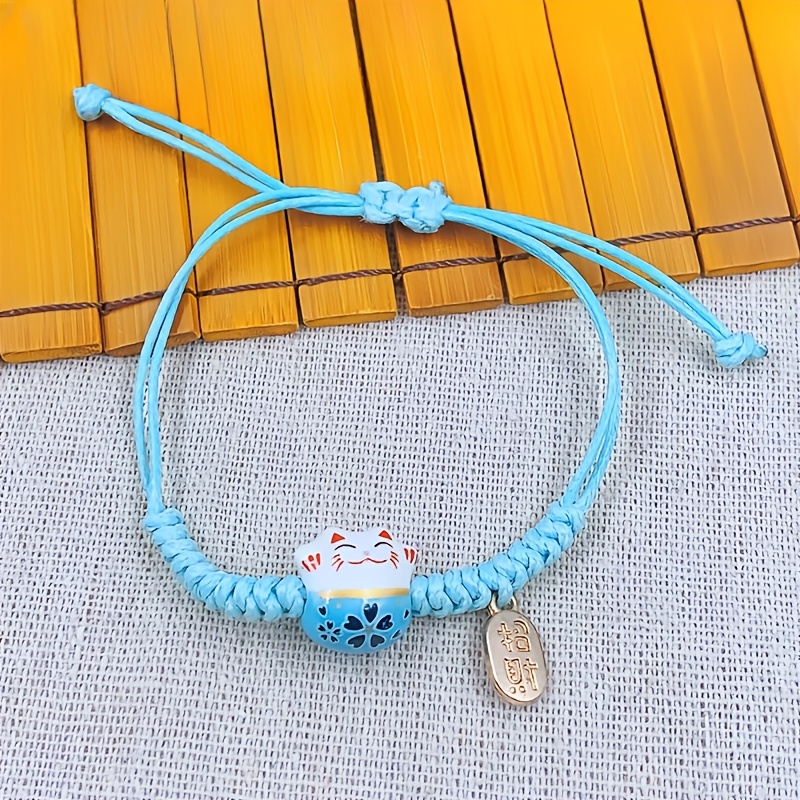 3pcs Bohemian Adjustable Woven Charm Bracelet Set